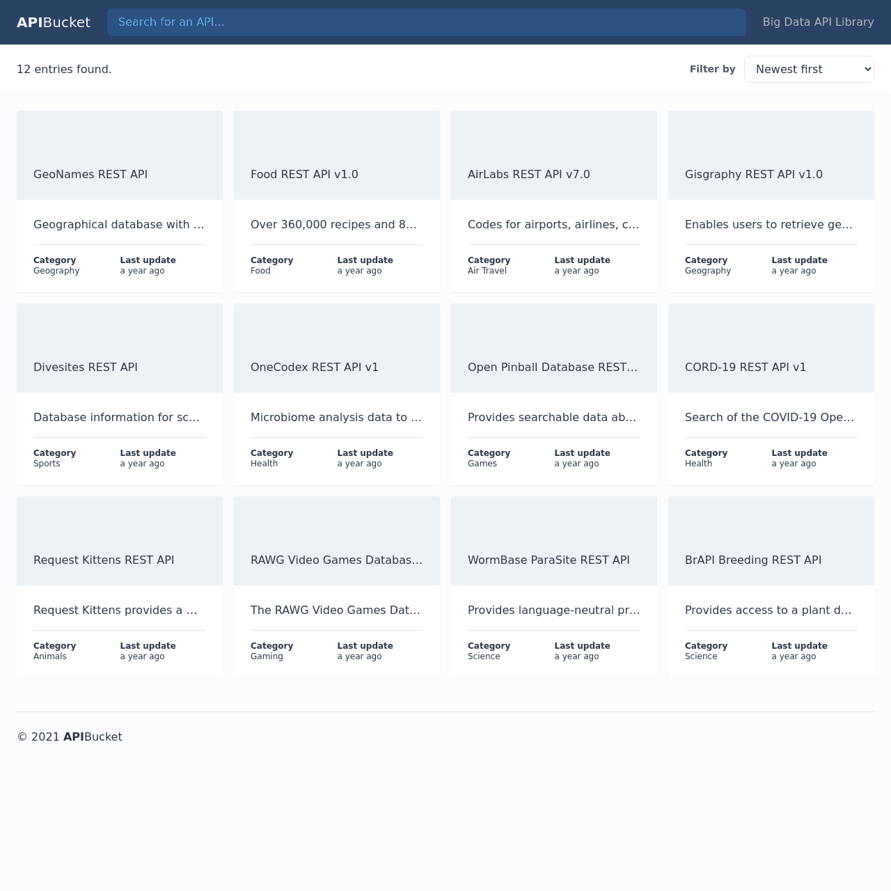 APIbucket.net
